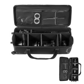 Studio Equipment Trolley Case, 35.83 x 11.81 x 14 in / 91 x 30 x 35.5 cm, Rolling Camera Bag