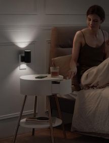 LED Bright Night Light, Night Lights Plug into Wall, 5000K Daylight White, Dimmable Nightlight Plug in with Light Sensor