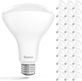 30 Pack BR30 Light Bulbs LED, Recessed Can Light Bulbs, Indoor Flood Bulb, 850 LM, 11W (65W Equivalent), 6000K Daylight Deluxe, Dimmable, E26 Bas