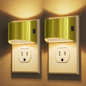 LED Night Light[2 Pack], Night Lights Plug into Wall, 3 Level Brightness Adjustable Plug in Night Light, Dusk to Dawn Sensor, Nightlights for Adu